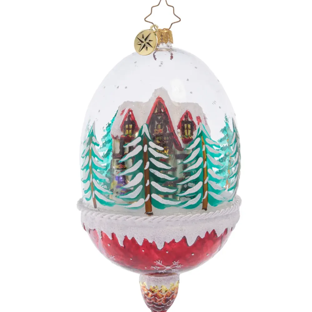 Christopher Radko Cr, Winter Cottage Hideaway, 1021568, Radko^ Glass