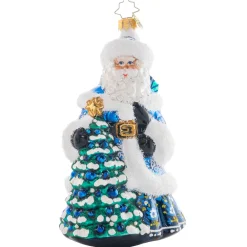 Christopher Radko Cr, Winter Hues Santa, 1021453, Radko^ Christopher Radko