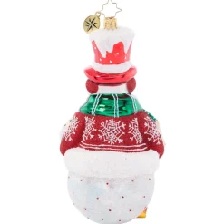 Christopher Radko Cr, Winter Wonderland Snowman, 1021489, Radko^ Glass