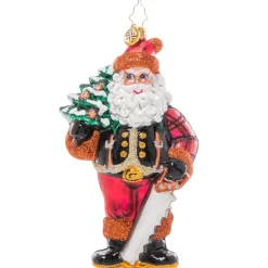 Christopher Radko Cr, Winter Woodsman Santa, 1021308, Radko^ Santas