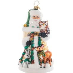Christopher Radko Cr, Woodland Friends Santa, 1021481, Radko^ Santas