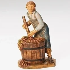 Clearance Dionysius Boy Pressng Grapes 5", , 57112 Resin Nativity
