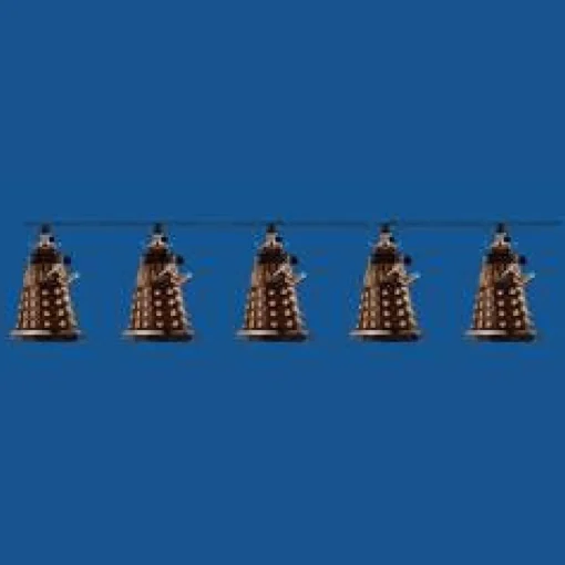 Fashion Doctor Who™ Bronze Dalek Light Set 10/L, Dw9153 10 Light