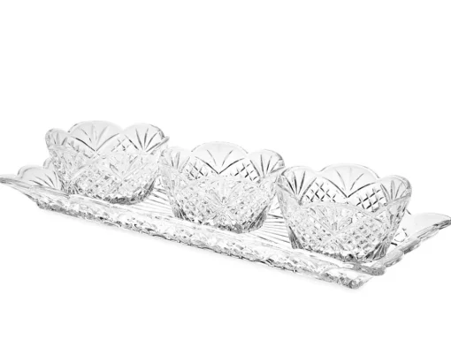 Shop Dublin 4 Pc Relish Server Crystal
