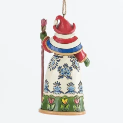 Enesco Dutch Santa Ornament^ Santas