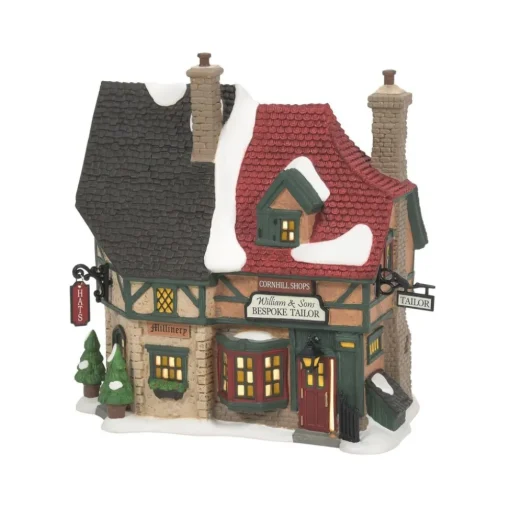 Sale Dv, Christmas Carol Cornhill Shops, 6011402, Dickens Village Dickens Village