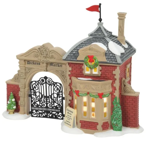 Flash Sale Dv, Dickens' Market Gate, 6009739, Dickins Village Dickens Village