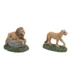Clearance Dv, Zoological Gardens Lions St2, 6011454, Dickens Village Dickens Village
