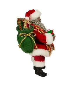 Kurt S Adler Fabriche™, African American Santa, Fa0173,^ Clothtique/Fabriche Santas