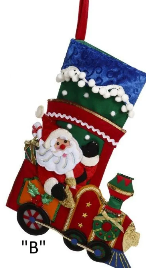 Sale Festive Santa Stocking Train Or Sleigh Speciality