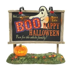 Online Ha, Lit Ghost Billboard, 6009819, Halloween Accessories Speciality