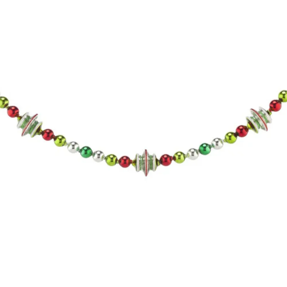Shiny Brite Holiday Splendor 7' Figural Garland^ Garlands (Tree)