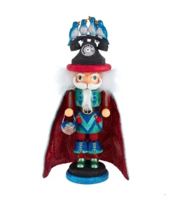 Kurt S Adler Hollywood Nutcrackers™ Four Calling Birds Nutcracker, Ha0516, Hollywood, Kurt Adler^ Nutcrackers/Smokers