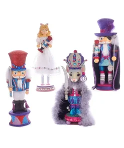 Kurt S Adler Hollywood Nutcrackers™ The Nutcracker Suite Assortment, 4 Assorted, Ha0334, Hollywood, Kurt Adler^ Nutcrackers/Smokers