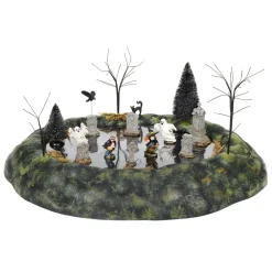 Best Hv, Animated Ghosts In Graveyard, 6005552, Halloween Village Speciality
