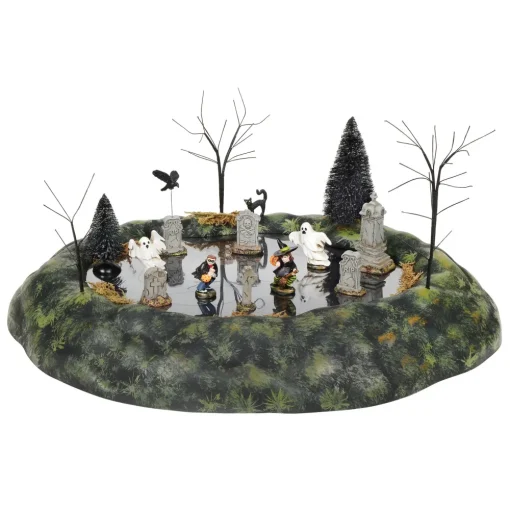 Department 56 Hv, Animated Ghosts In Graveyard, 6005552, Halloween Village^ Halloween General