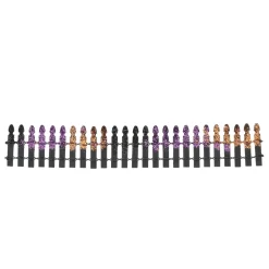 Department 56 Hv, Halloween Glitter Fence, 6005556, Halloween Village^ Wood