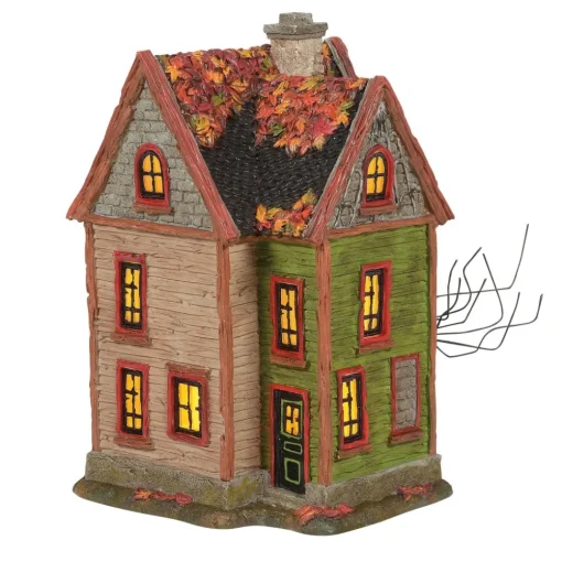 Hot Hv, Halloween Spider House, 6005481, Halloween Village Snow Village