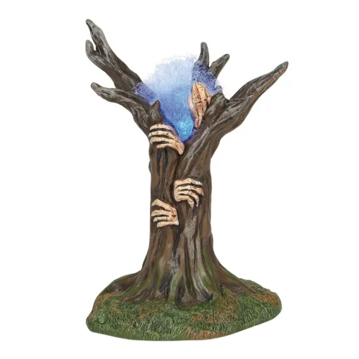 Cheap Hv, Lit Haunted Tree, 6005568, Halloween Village Speciality