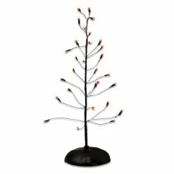 Shop Hv, Orange Twinkle Bright Tree, 56.53273, Halloween Village Halloween Village