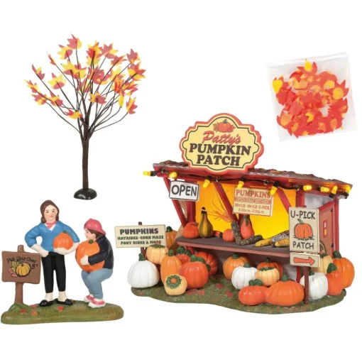 Discount Hv, Patty's Pumpkin Patch, 6005479, Halloween Village Snow Village