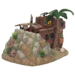 Outlet Hv, Pirate Haven Hideaway, 6011440, Halloween Village Snow Village