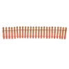 Fashion Hv, Pumpkin Orange Glitter Fence, 6007703, Halloween Village Halloween Village