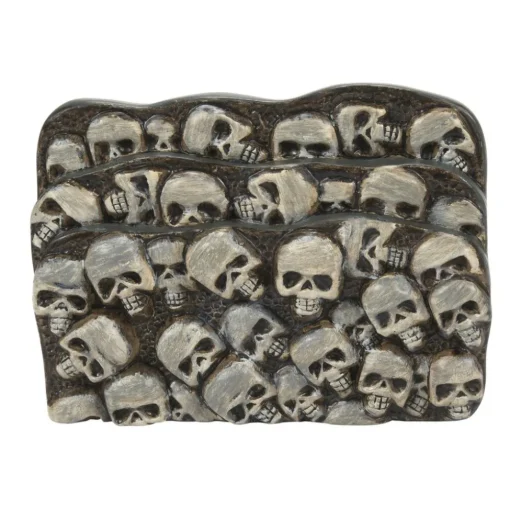 Clearance Hv, Scary Skeletons Steps, 6011477, Halloween Village Snow Village