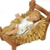 Fashion Infant Jesus & Cradle 12", , 72913 12"