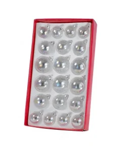 Flash Sale Iridescent Glass Ball Ornaments, 20-Piece Box Set, J0316, Kurt Adler Novelty