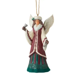 Fashion Jim Shore, Angel With Hand Bell Ornament, 6006600, Heartwood Creek Jim Shore
