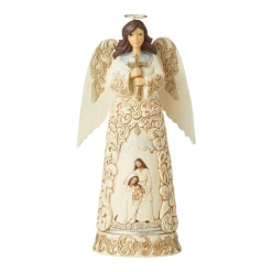 Best Sale Jim Shore, Holiday Lustre Nativity Angel, 6006612, Heartwood Creek Religious