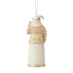 Enesco Jim Shore, Holiday Lustre Santa Ornament, 6006618, Heartwood Creek^ Resin