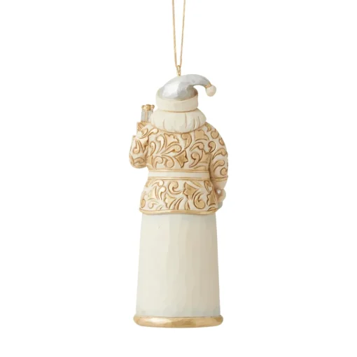 Enesco Jim Shore, Holiday Lustre Santa Ornament, 6006618, Heartwood Creek^ Resin