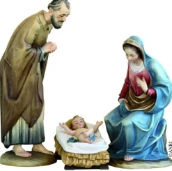 Clearance Koult - Holy Family Set/3 Anri Woodcarvings
