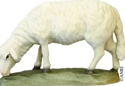 ANRI Woodcarvings Koult - Sheep Grazing^ Wood