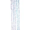 Hot 100-Light Silver Iridescent Tinsel Cascade Cool White Light Set, Ad1001Scw, Kurt Adler General Gifts