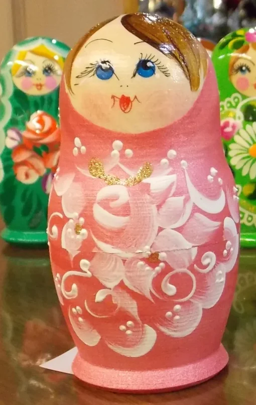 ALSH Matryoshka Nesting Dolls In Pink Or Lavender^ Wood
