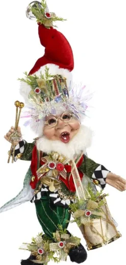 Mark Roberts Mr, Drummer Boy Elf, Sm, 51-05524, ^ Resin