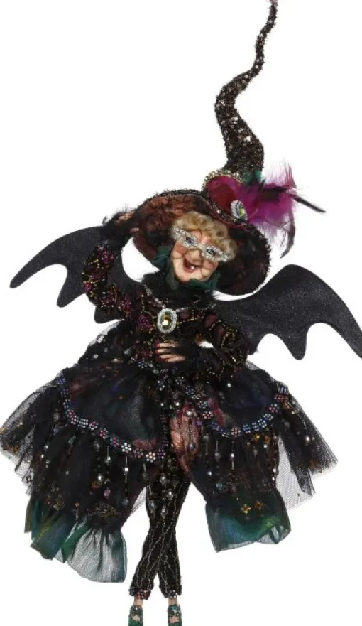 Mark Roberts Mr, Fine Feathered Friend Witch, Sm, 51-05428, ^ Halloween General