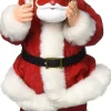 Department 56 Mugstache Santa 11"^ Clothtique/Fabriche Santas
