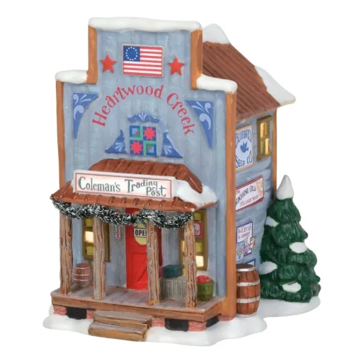 Shop Nev, Coleman's Trading Post, 6003100, New England Village Jim Shore