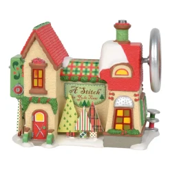 Flash Sale Np, A Stitch In Yule Time, 6003111 , North Pole Village North Pole Village
