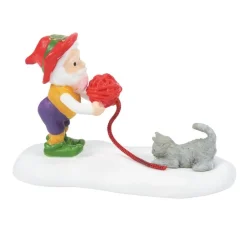 Fashion Np, Kitten Tested For Best Mittens, 6007616, North Pole Village North Pole Village