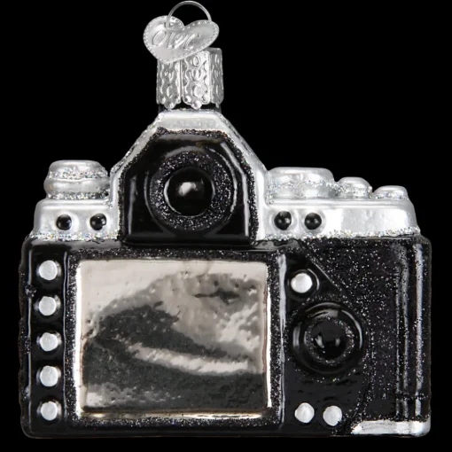 Old World Christmas Owc Camera Ornament, 32227^ Glass