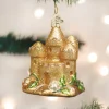Old World Christmas Owc Sand Castle Ornament, 20069^ Glass