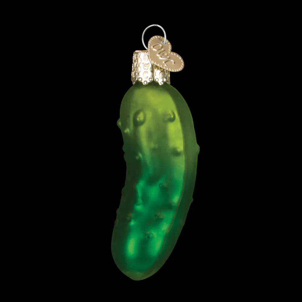 Old World Christmas Owc Sweet Pickle Ornament, 28074^ Glass