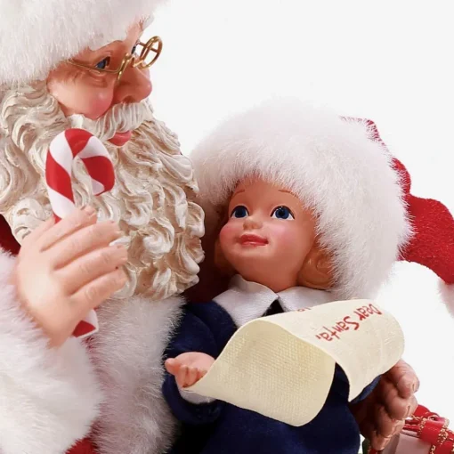 Enesco Pd, Please, Santa, 6008587, Possible Dreams^ Clothtique/Fabriche Santas