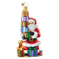 Christopher Radko Radko, Balancing Act, Santa, 1019054^ Glass