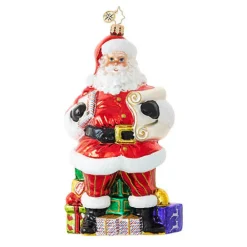 Christopher Radko Radko, Checking It Twice, 1018851^ Santas